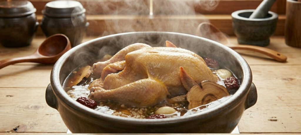 원바이으텍 참옻진액으로 깊은 맛의 한방 옻 백숙 만들기