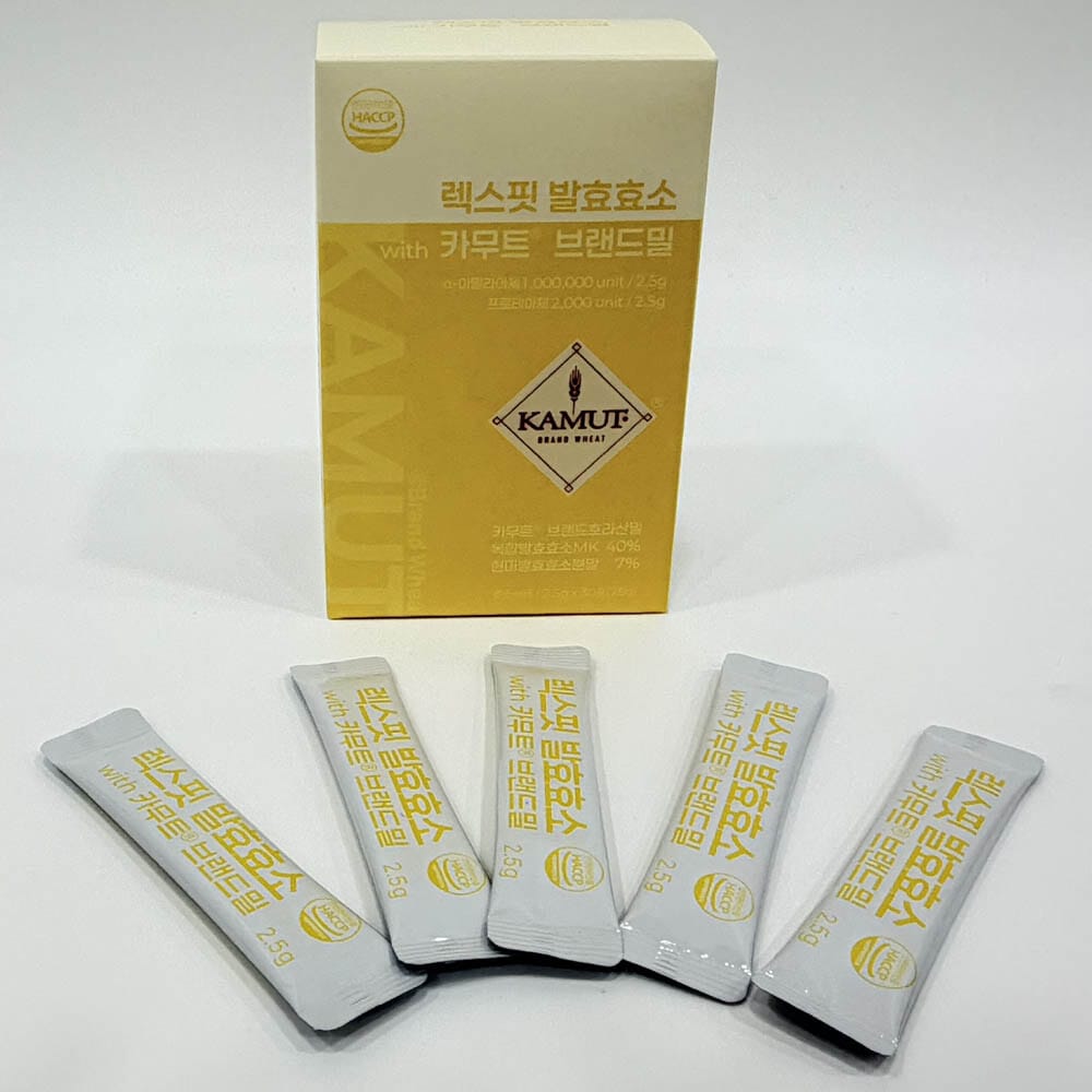 렉스핏 카무트 발효 효소 최신 제품 사진